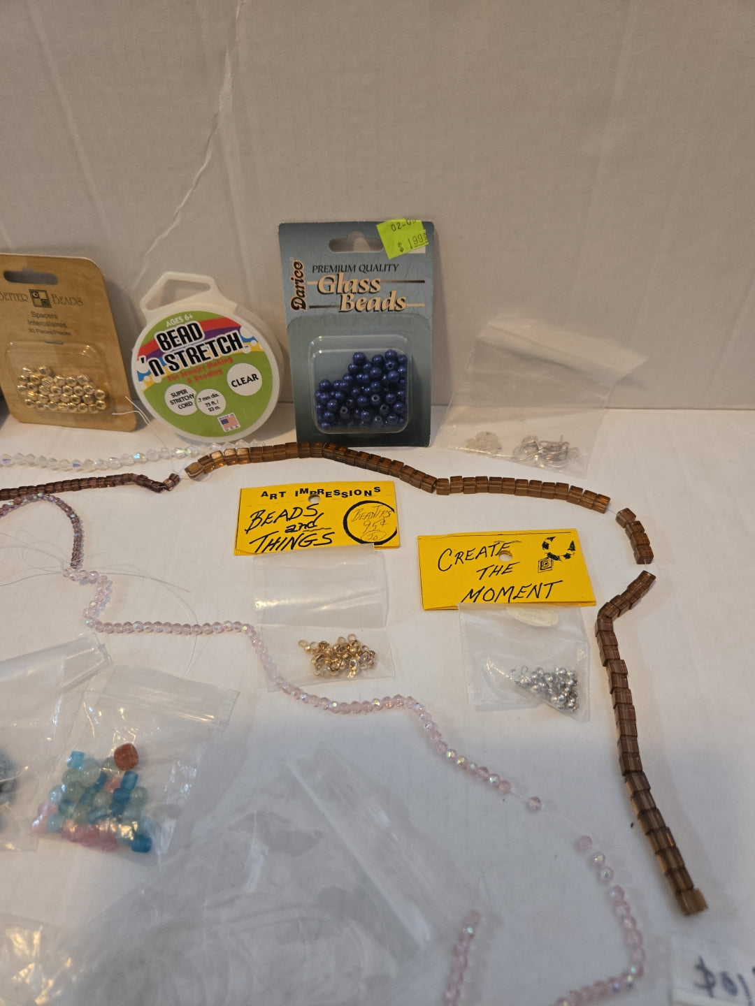 Lot Of Colorful Beads And Accessories For Jewelry Making