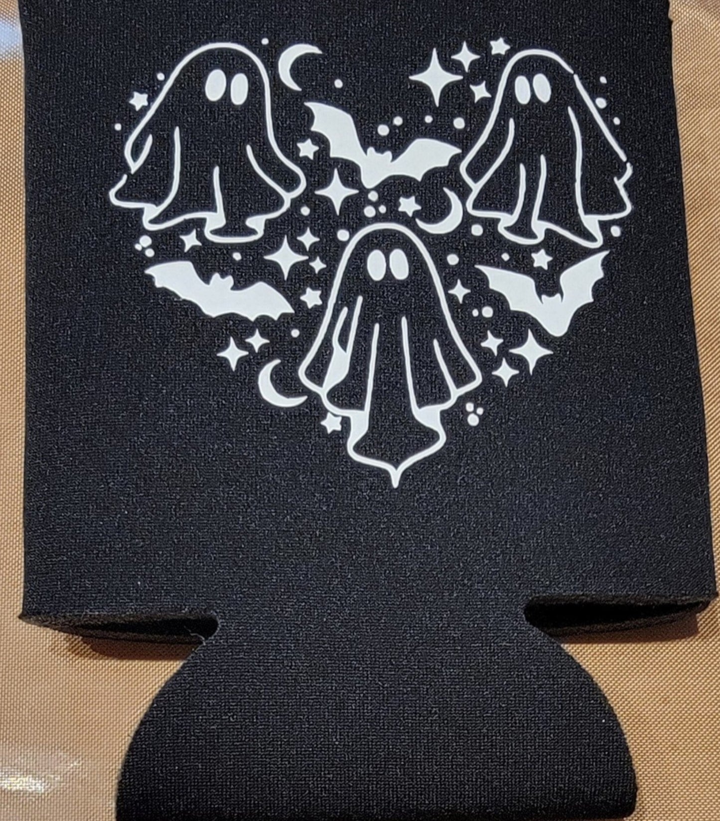 Ghost and Bats Heart Cozie