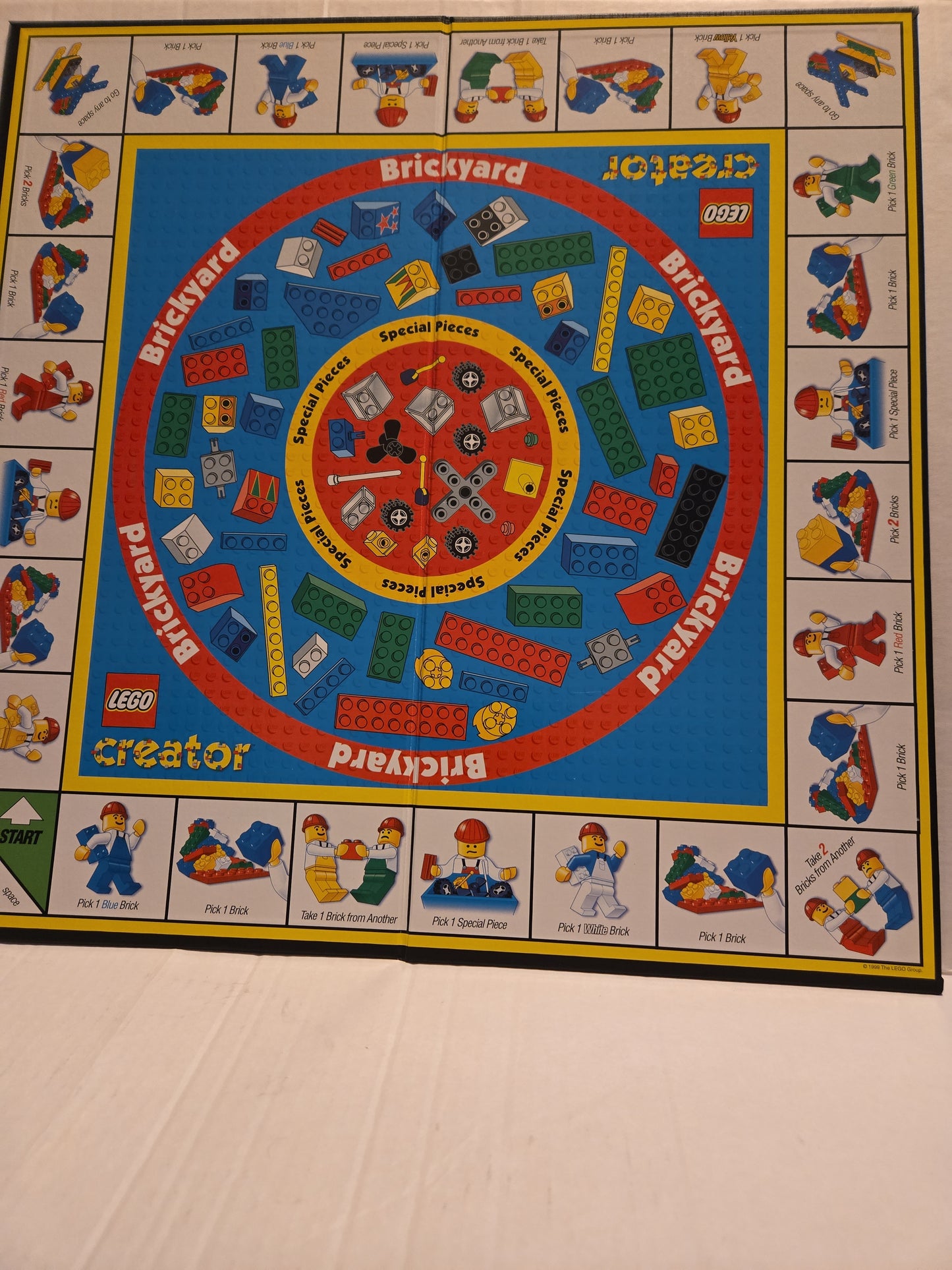 Vintage LEGO Creator The Race To Build It Complete Board Game