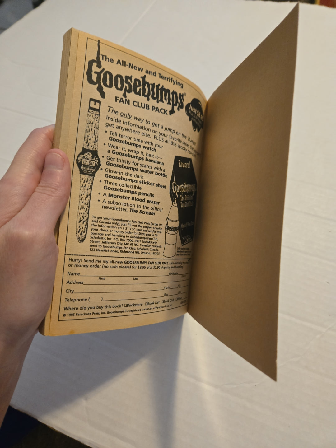 Goosebumps #36 The Haunted Mask II 1995 Paperback Book Damaged Cover