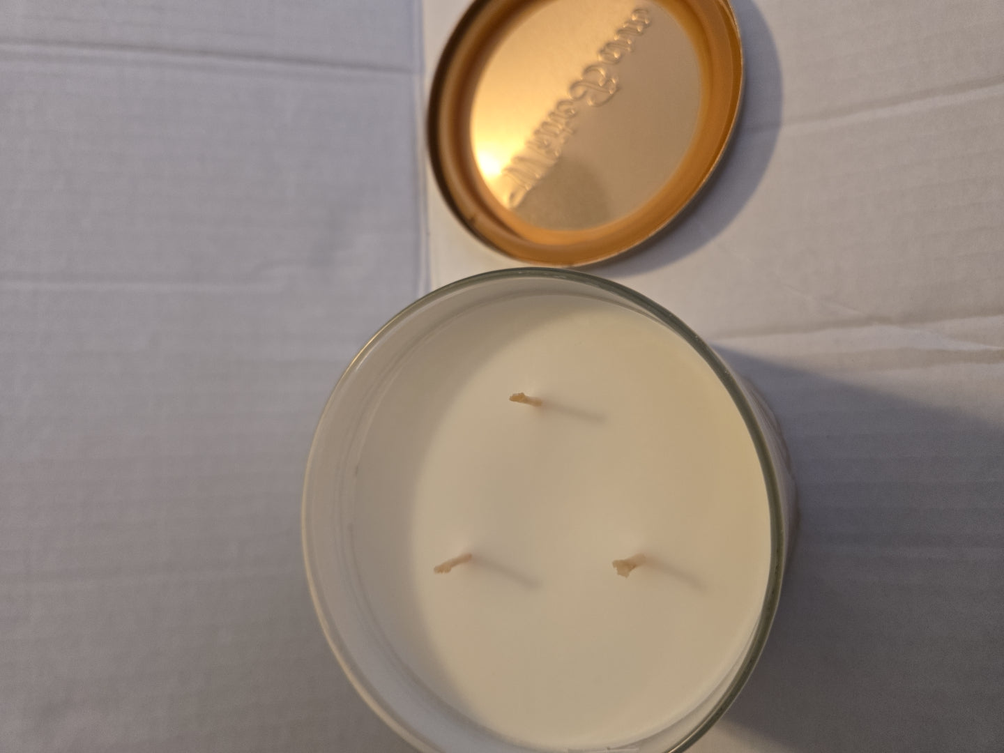 White Barn White Pumpkin 3 Wick Candle 14.5 oz