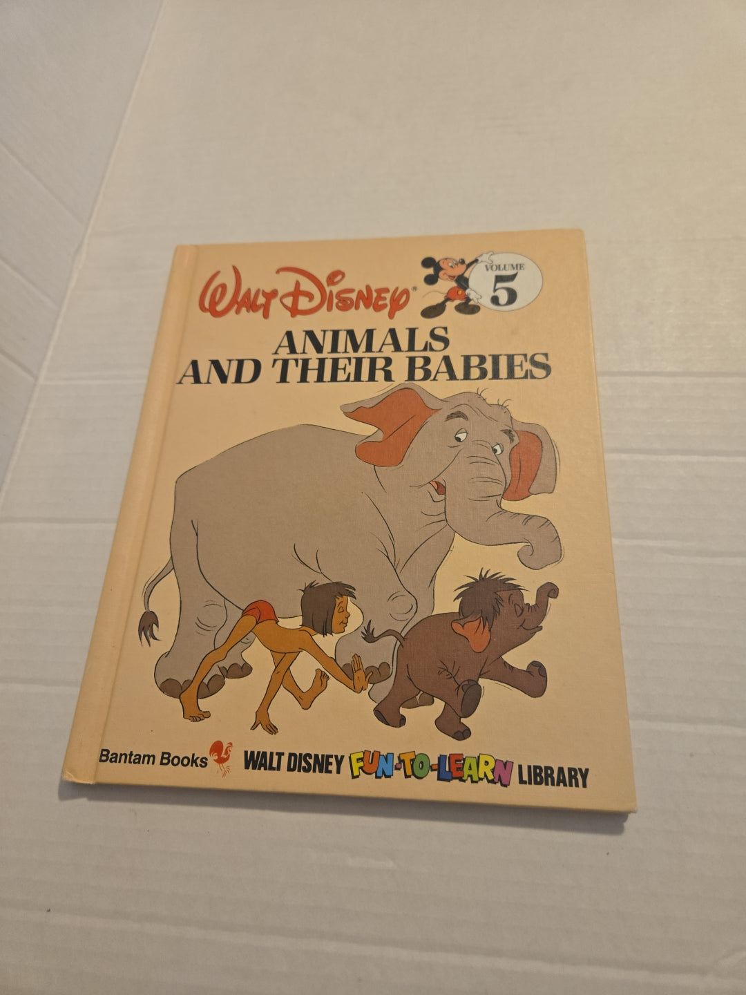 Walt Disney Fun To Learn Book Volume 5 Animals and Their Babies