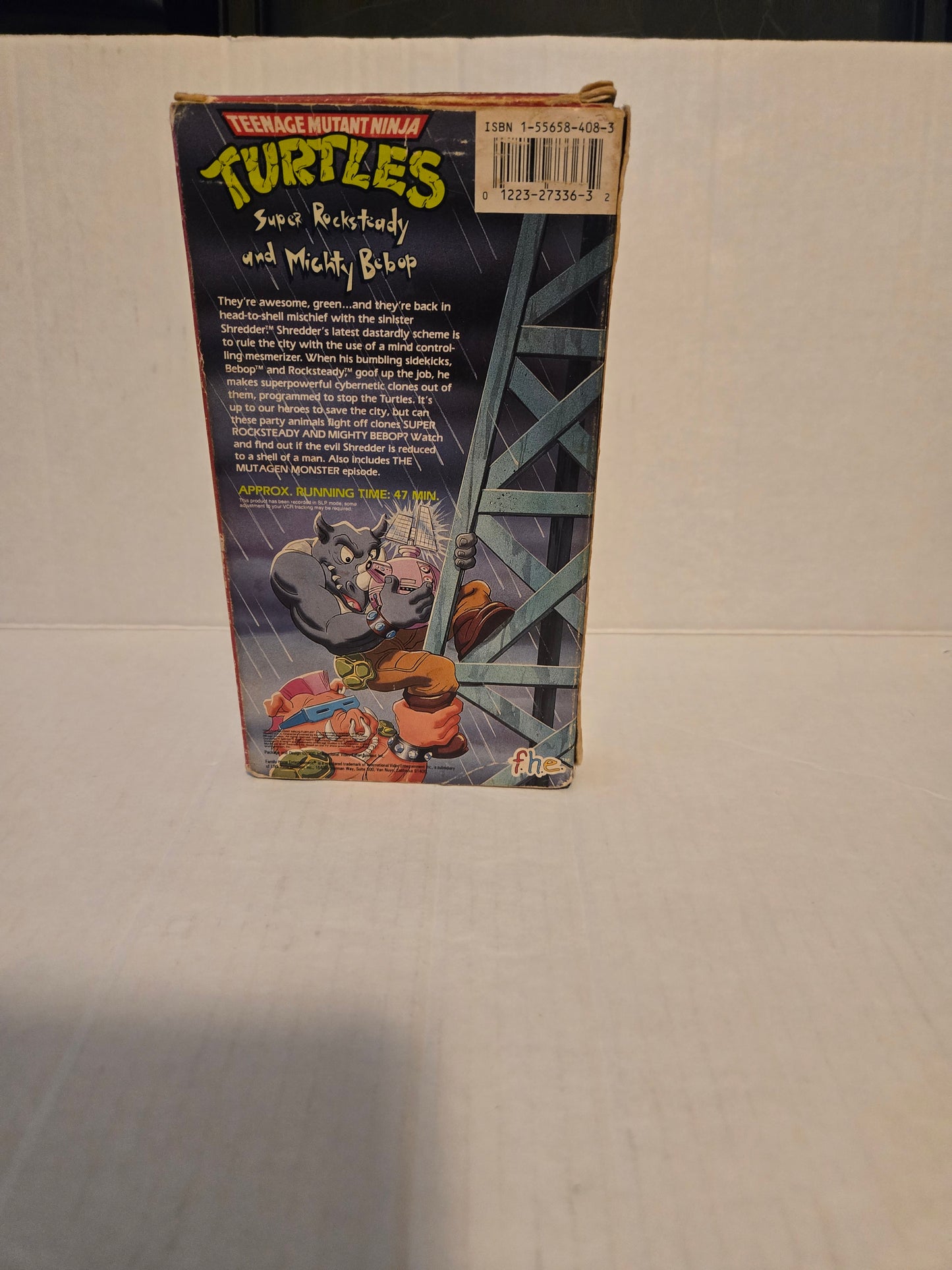 Teenage Mutant Ninja Turtles Super Rocksteady and Mighty Bebop VHS