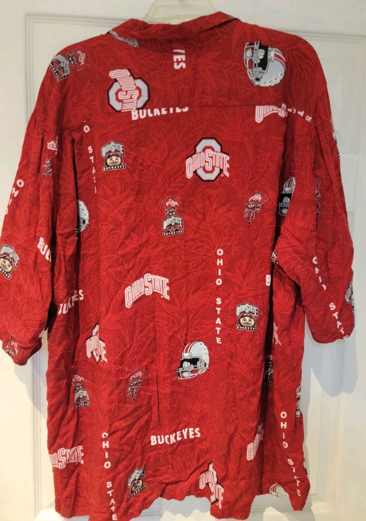Reyn Spooner Ohio State Buckeyes Brutus Hawaiian Shirt Men's Size 2XL