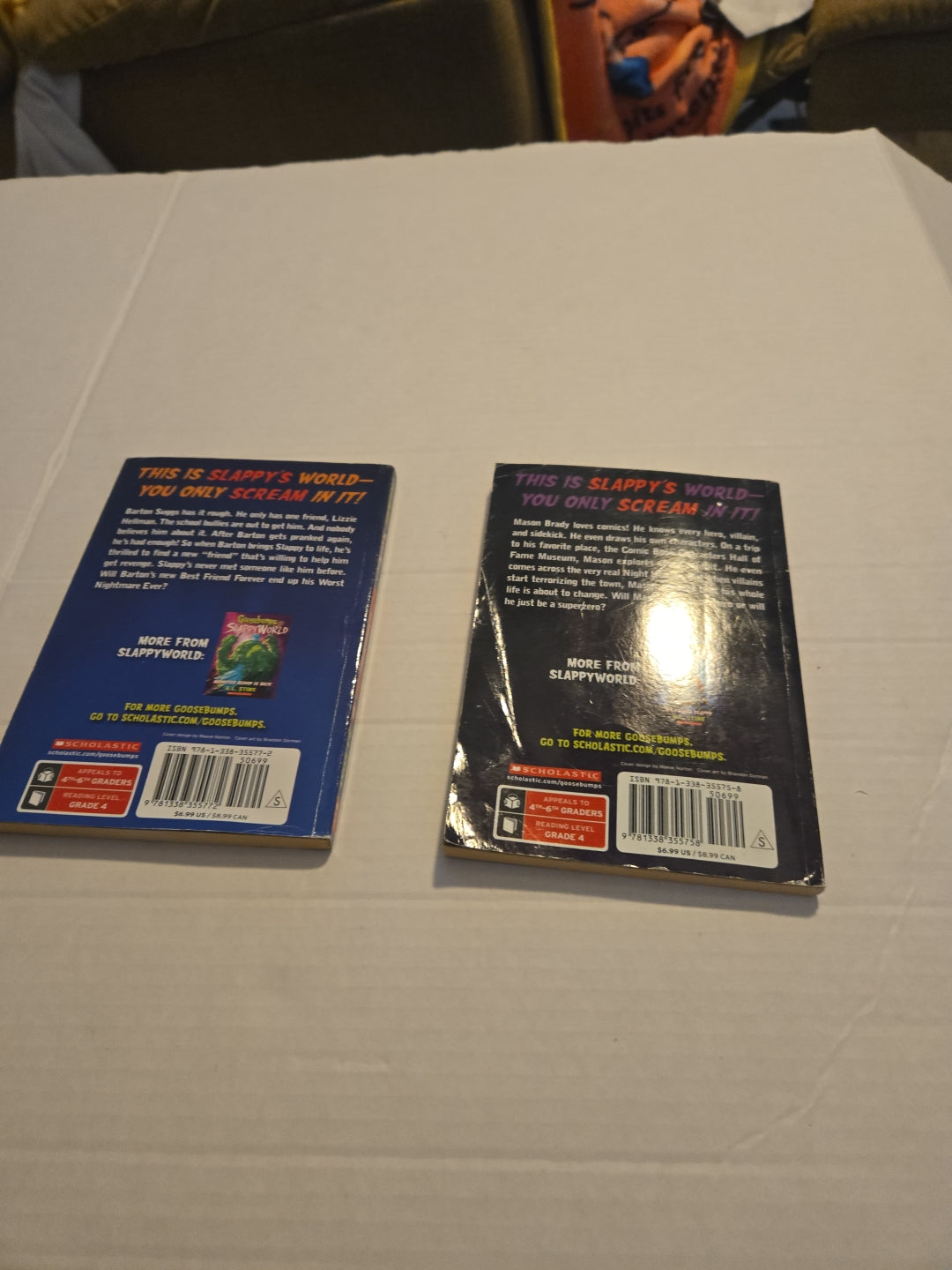 Goosebumps Slappy World Book Lot Of  2 Paperback Books