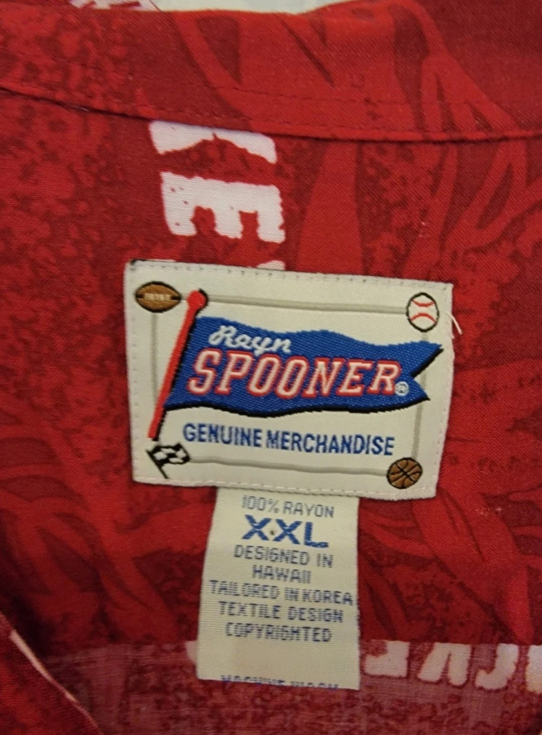 Reyn Spooner Ohio State Buckeyes Brutus Hawaiian Shirt Men's Size 2XL