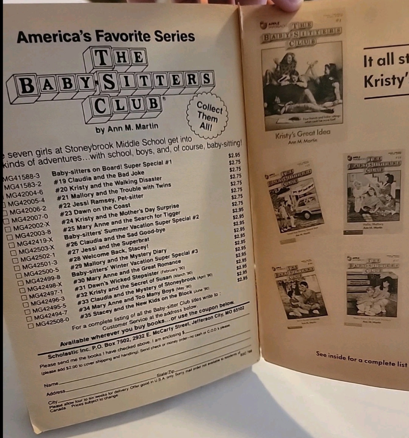 The Baby-Sitters Club Super Special Book # 3 Baby-sitters Winter Vacation