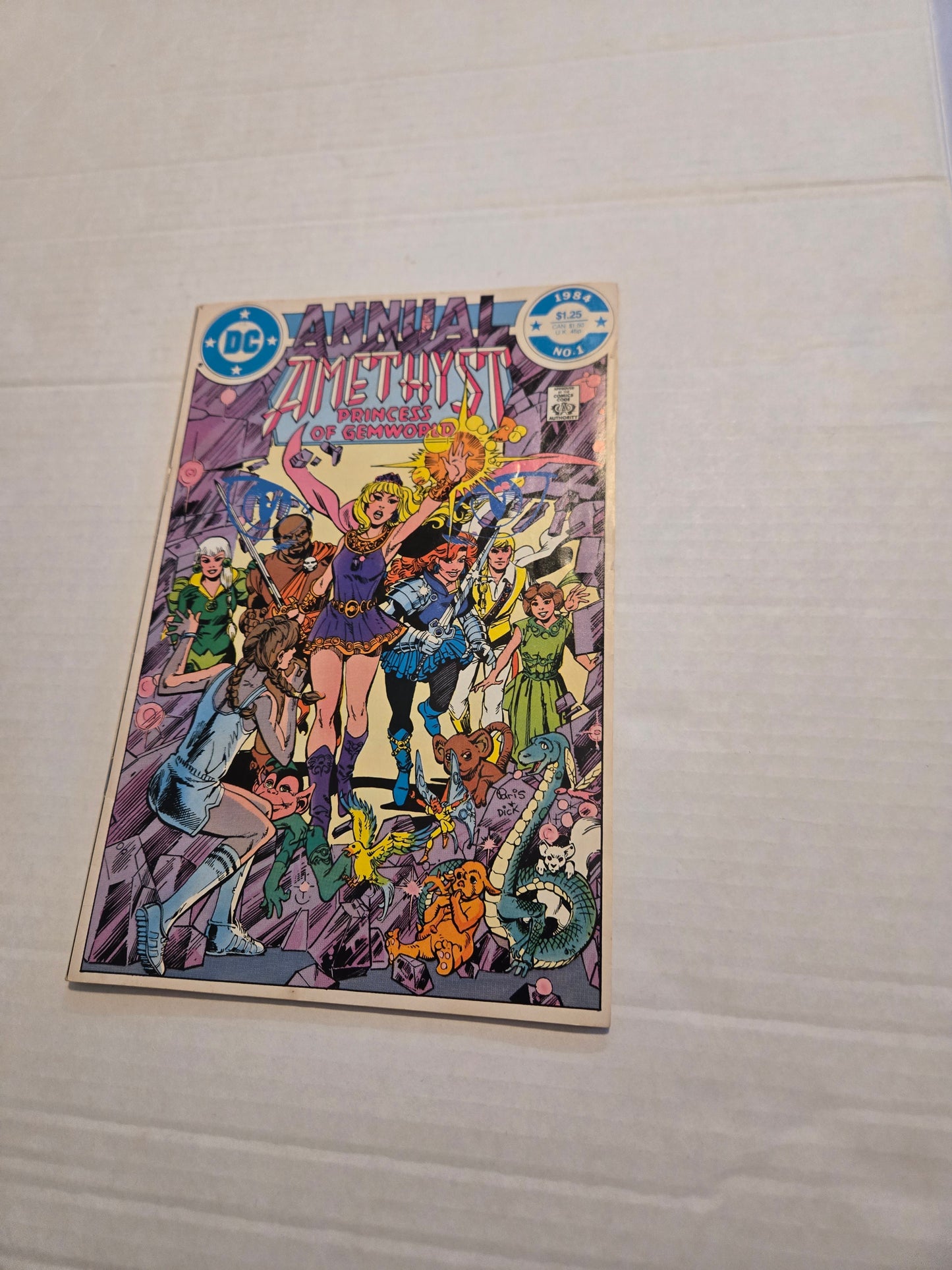 Annual Amethyst #1 Comic Book 1984