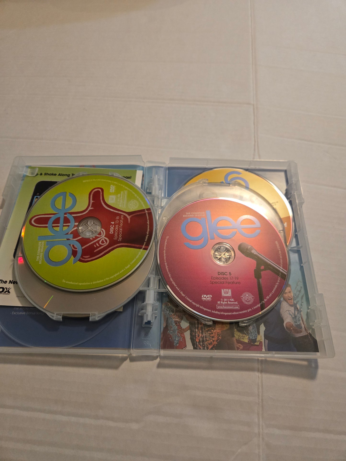 Glee The Complete Second Season DVD 6 Disc Set