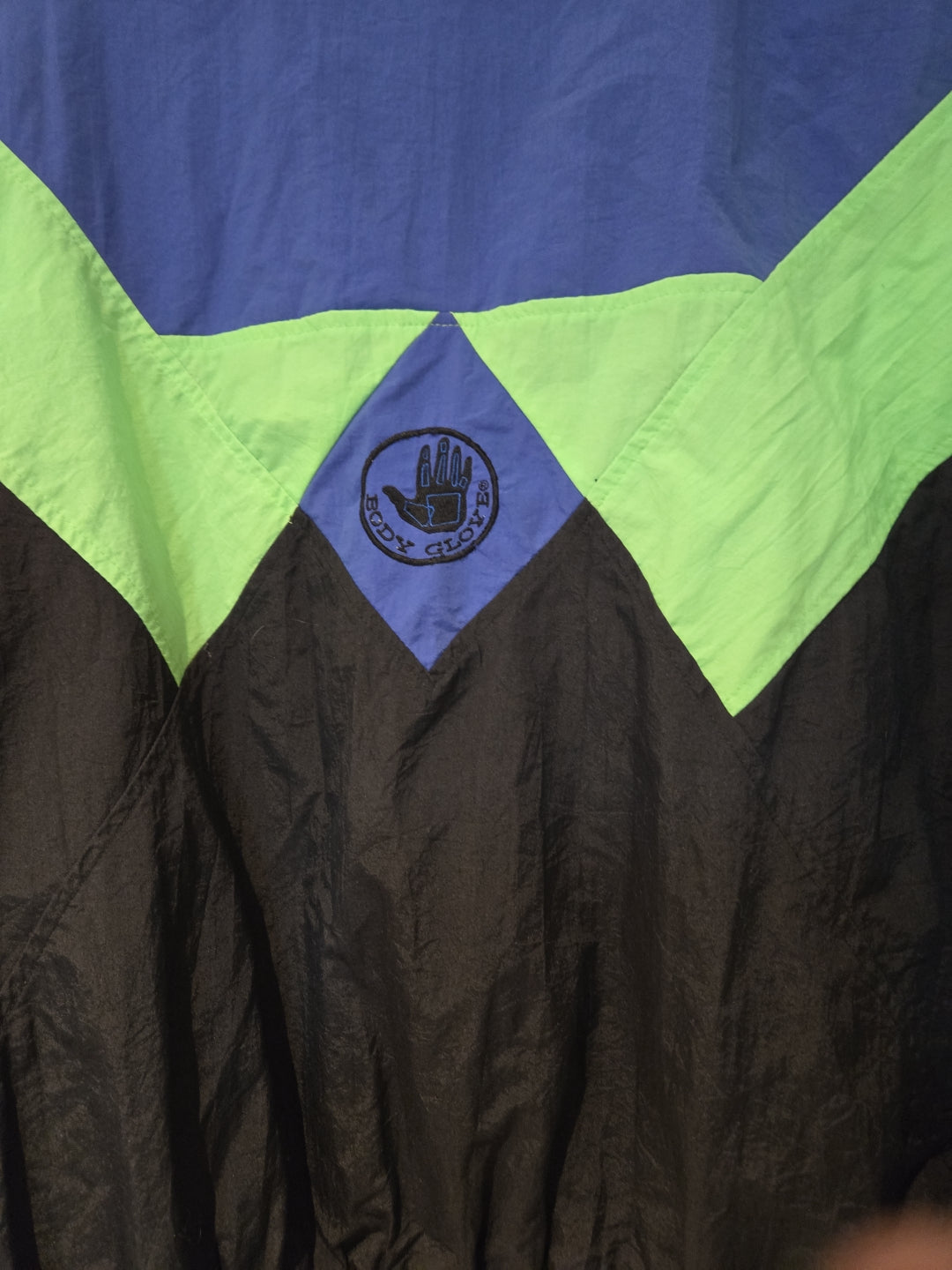 Vintage Body Glove Nylon Windbreaker Jacket Size Small