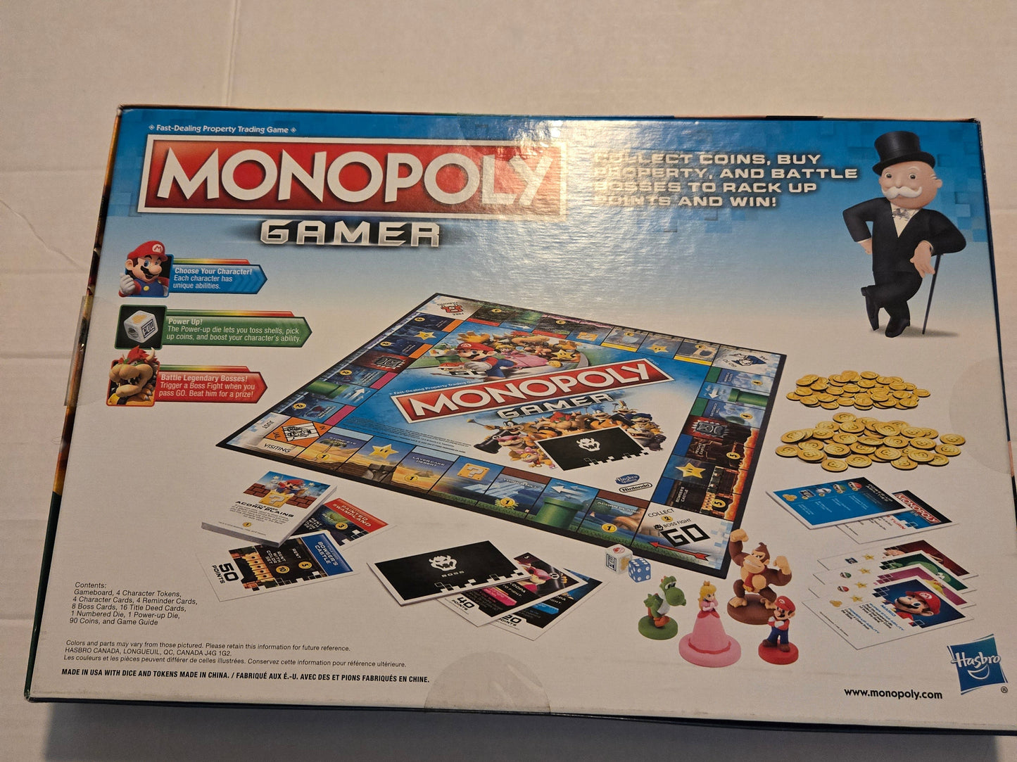 Monopoly Gamer Edition Nintendo Super Mario Board Game Brand New