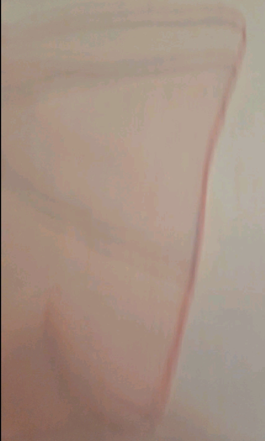 Vintage Ladies Sheer Scarf Pale Pink  25.5x26