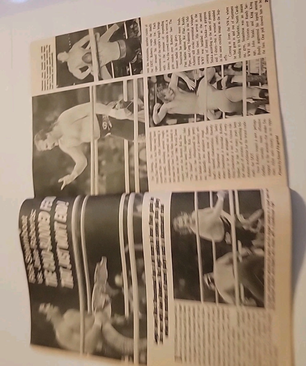 1987 The Wrestler Magazine Tragedy Strikes Wrestling WWF/WWE
