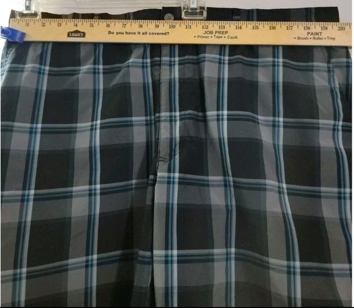 Ben Hogan Golf Shorts Plaid Performance Shorts Men's Size 42