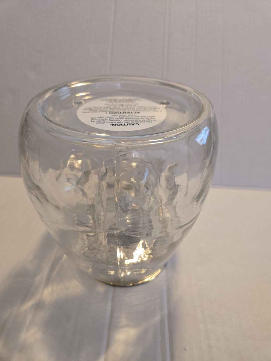 Bath & Body Works Halloween Crystal Skull Light Up 3 Wick Candle Holder