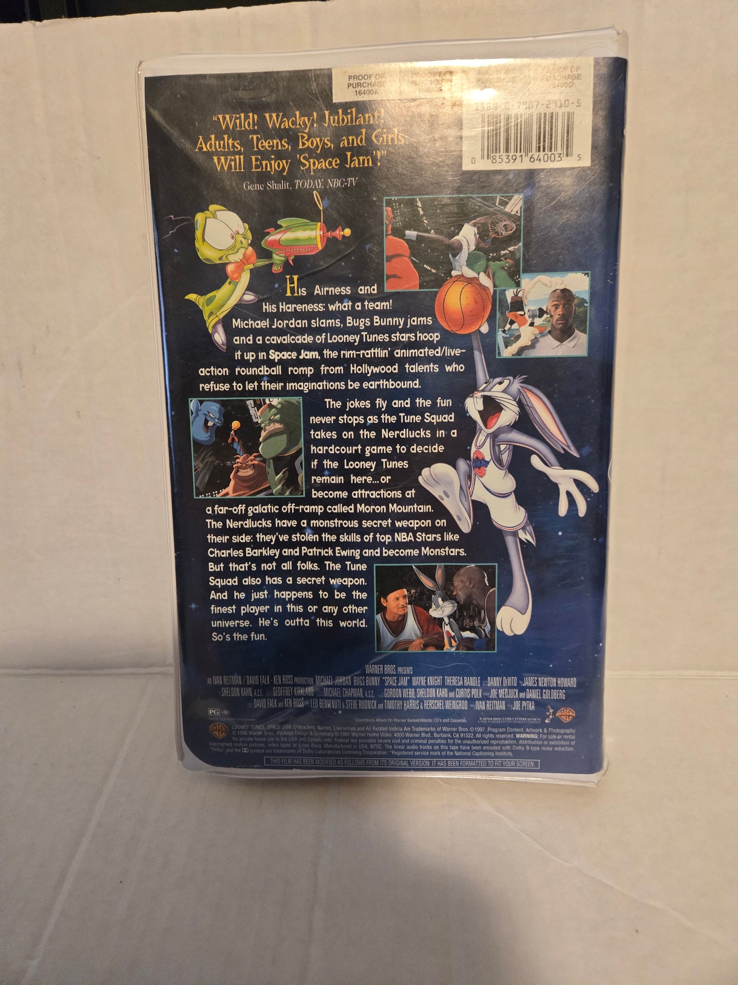 Space Jam VHS Tape
