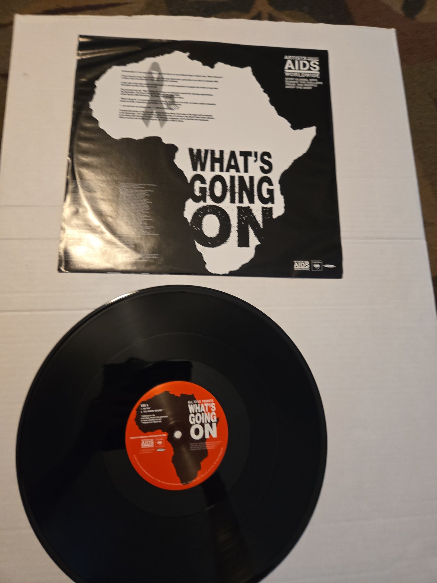 Artists Against Aids Worldwide What's Going On  12" Vinyl