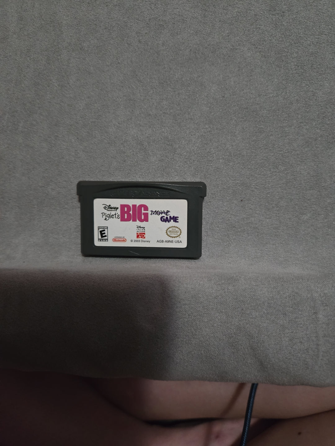 Disney Piglets Big Movie GameBoy Advance Game