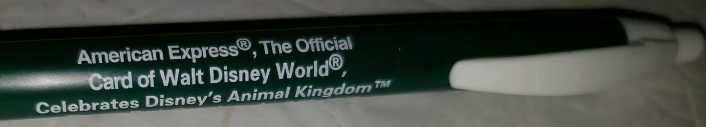 Disney's Animal Kingdom Grand Opening Fanny Pack And Inkpen