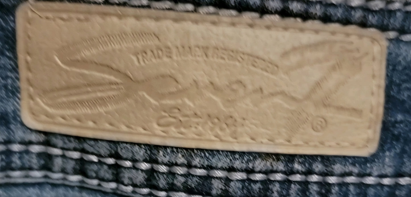 Seven for All Mankind Jeans Women's Size 12 Bootcut Flare Embroidered