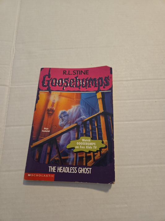 Goosebumps #37 The Headless Ghost Paperback Book 1995 Damaged Cover