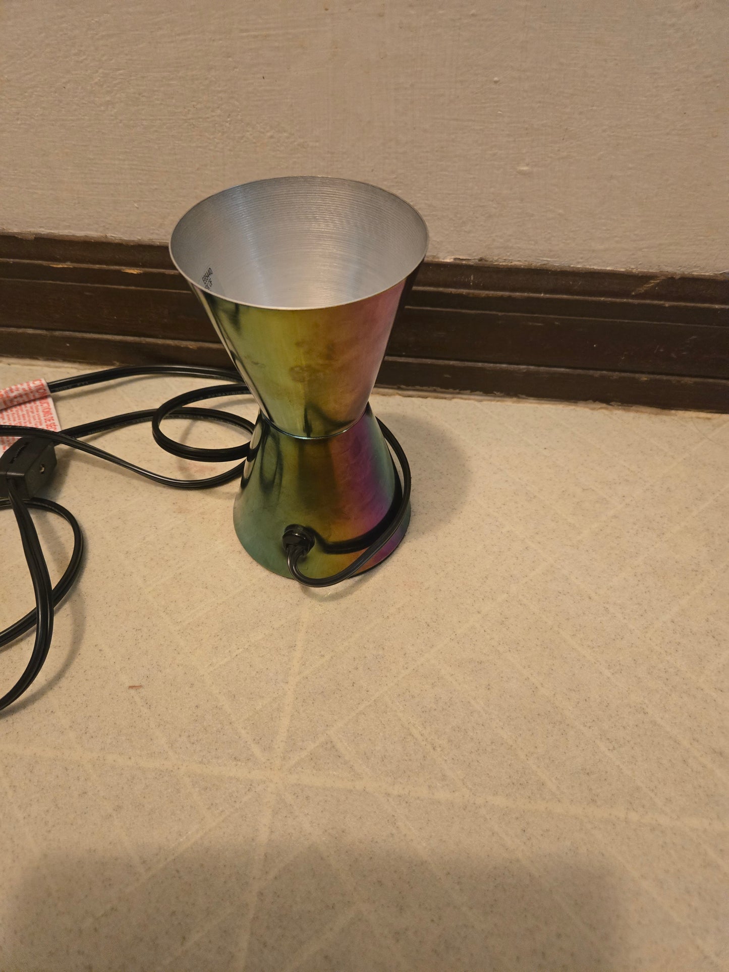 Motion And Glitter Multicolor Lamp Base Only With Bulb