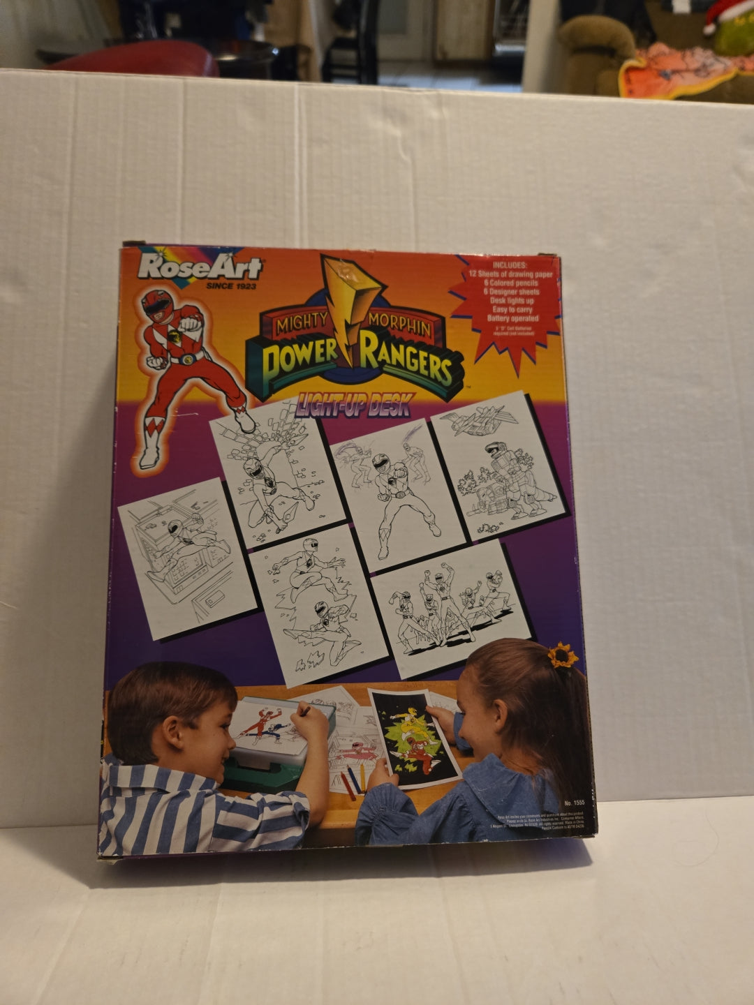 Mighty Morphin Power Rangers 1994 Light-Up Desk