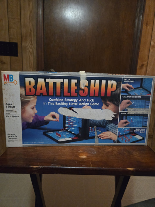 Vintage Milton Bradley Battleship 1984 Board Game Complete