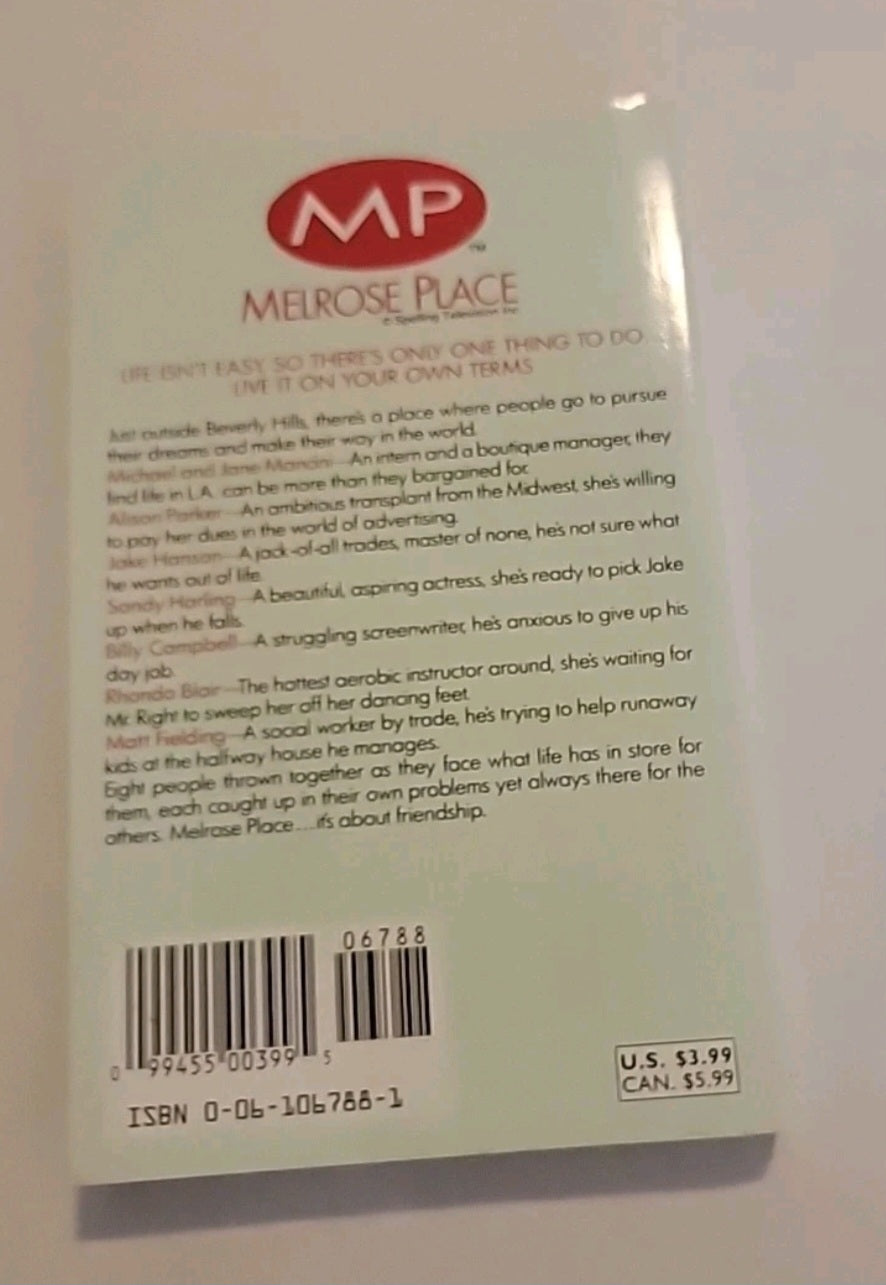 Melrose Place Tough Love Paperback Book 1992