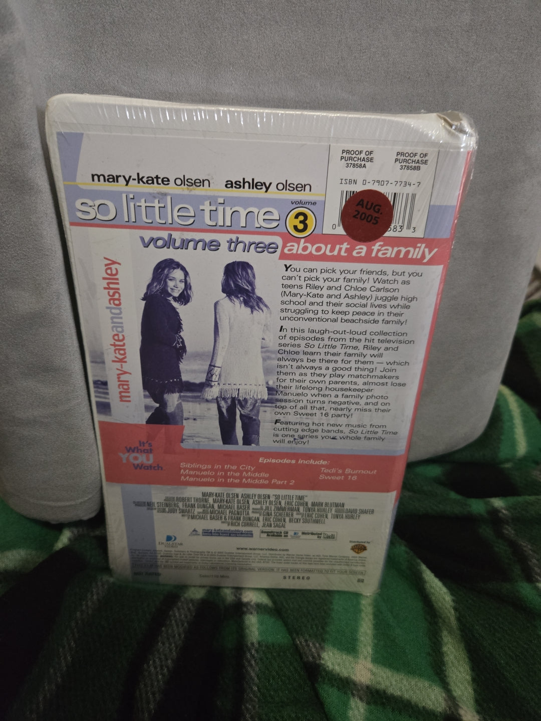 Mary-Kate & Ashley Olsen So Little Time Sealed VHS- PLEASE READ DESCRIPTION