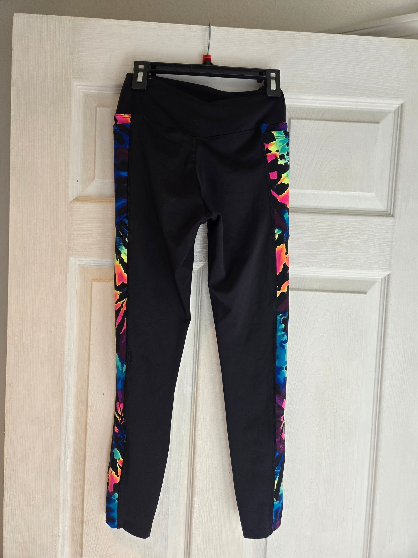 Victoria's Secret Pink Active High Waist Mesh Rainbow Leggings Size XS