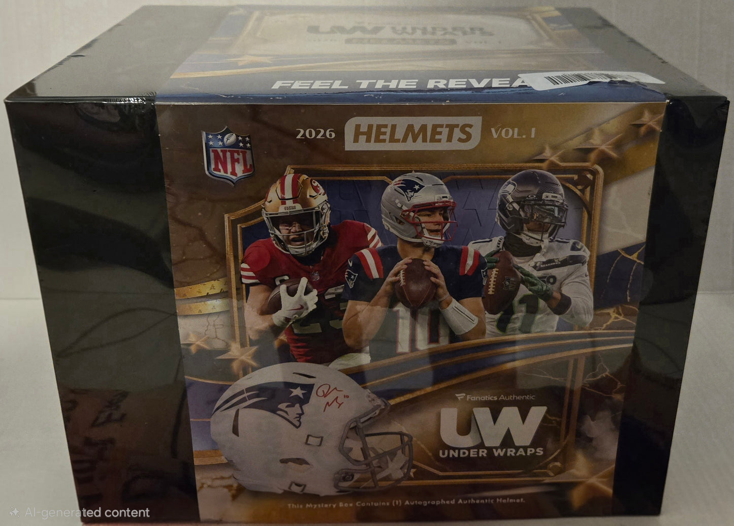 Fanatics Authentic Under Wraps 2026 Volume 1 Full Size Autographed NFL Helmet