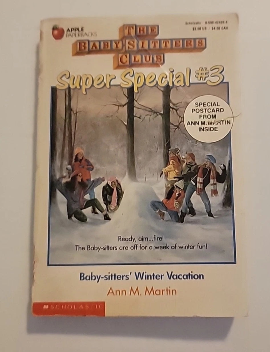 The Baby-Sitters Club Super Special Book # 3 Baby-sitters Winter Vacation
