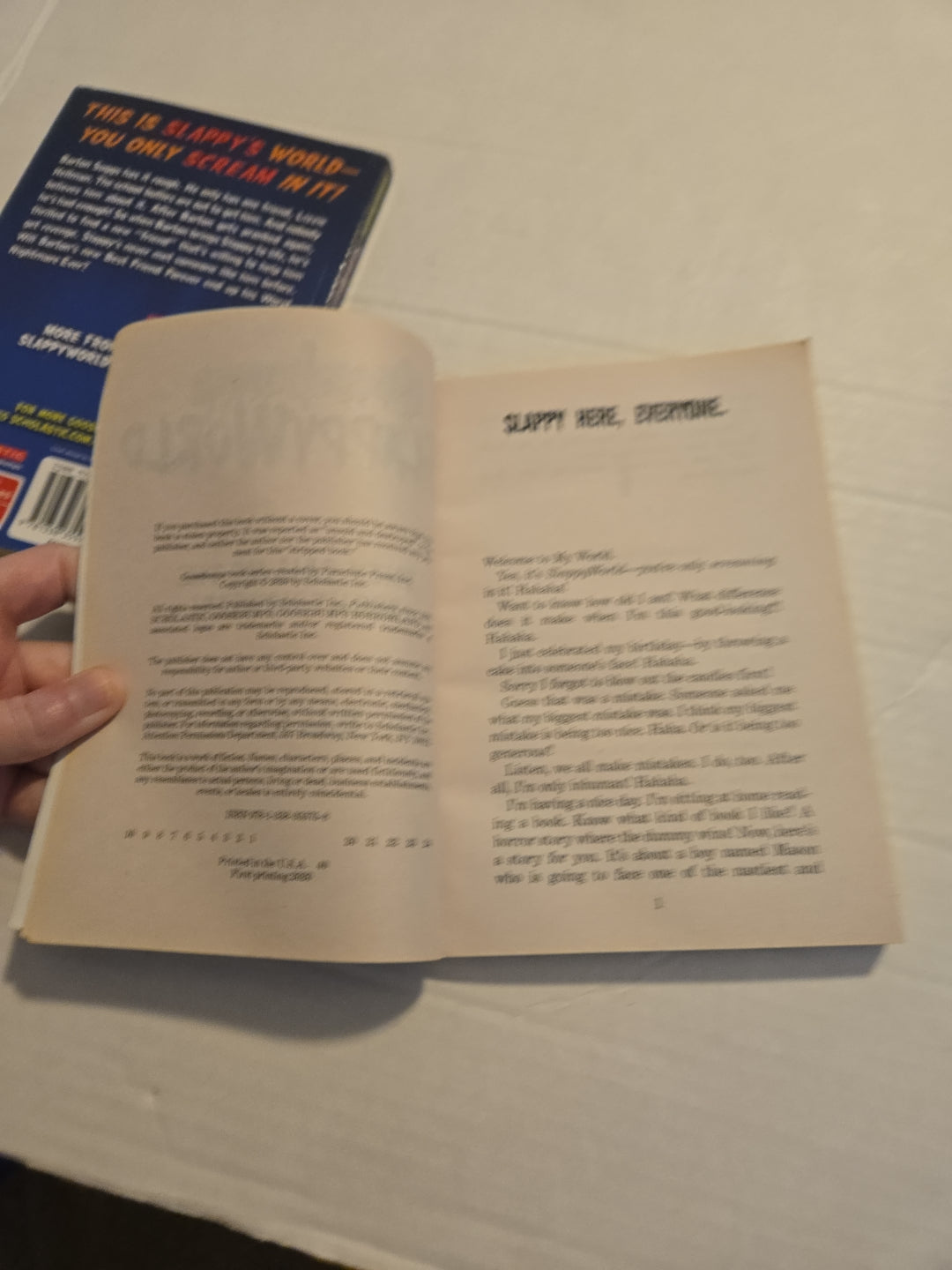 Goosebumps Slappy World Book Lot Of  2 Paperback Books