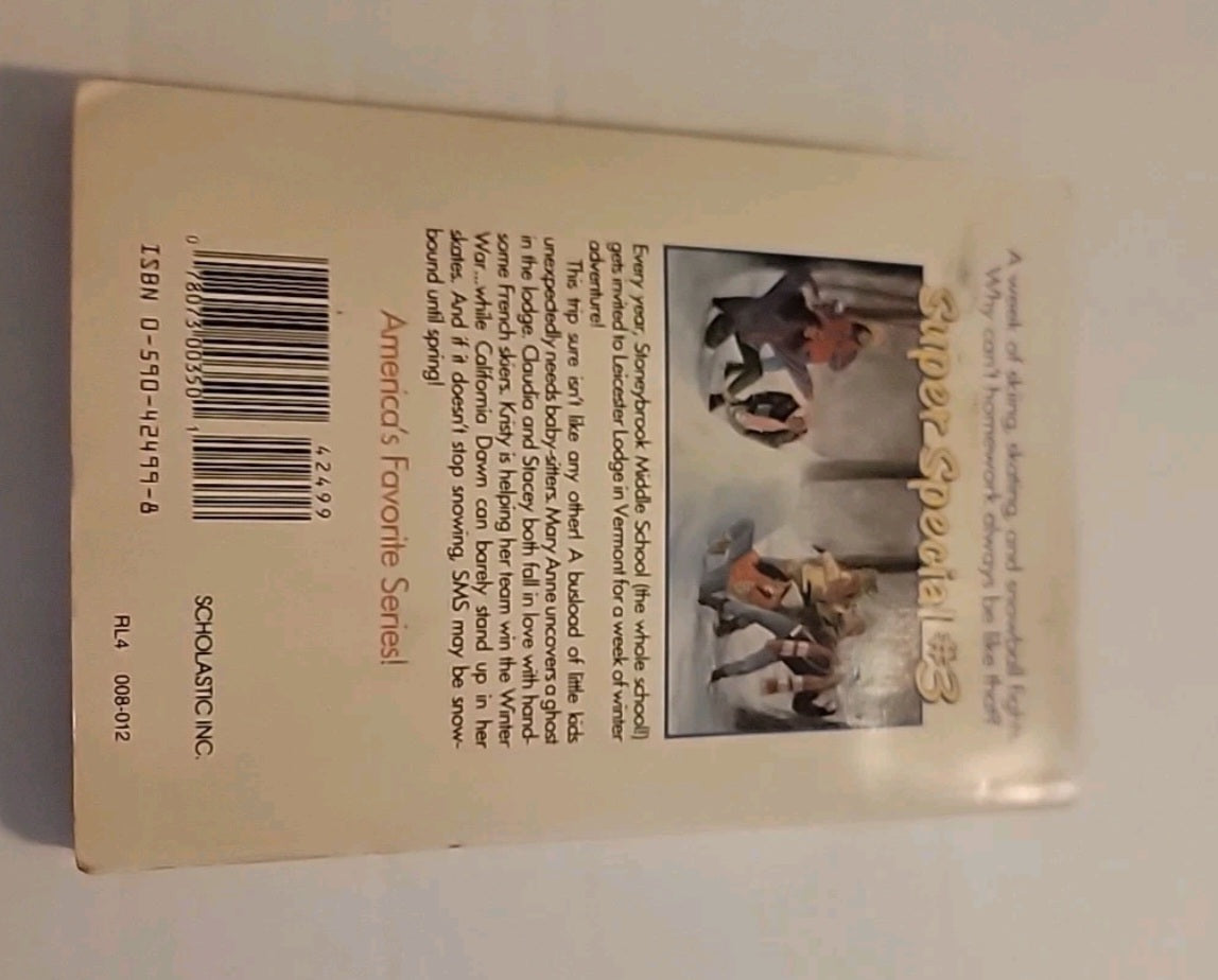 The Baby-Sitters Club Super Special Book # 3 Baby-sitters Winter Vacation