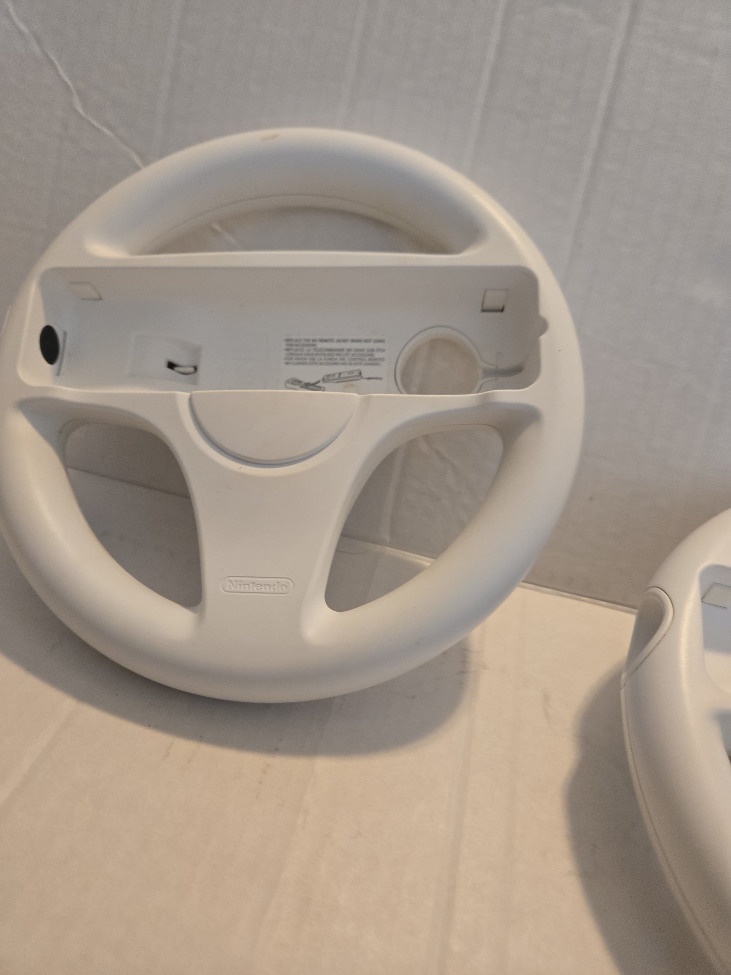 Pair Of Nintendo Wii Steering Wheel Controllers