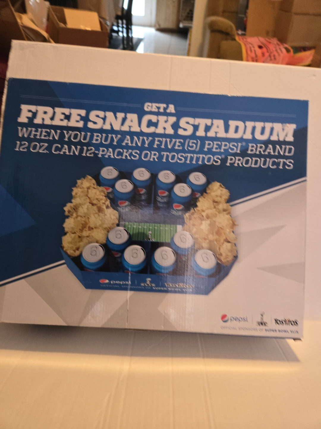 Super Bowl XLIX Pepsi Tostitos Snack Stadium Serving Tray