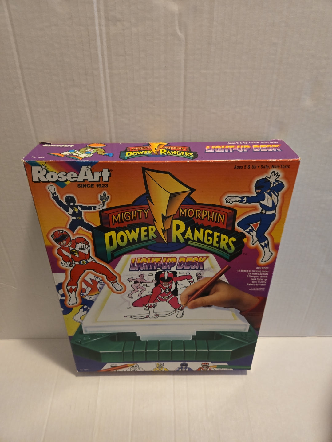 Mighty Morphin Power Rangers 1994 Light-Up Desk