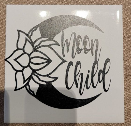 Moon Child Tile Coaster