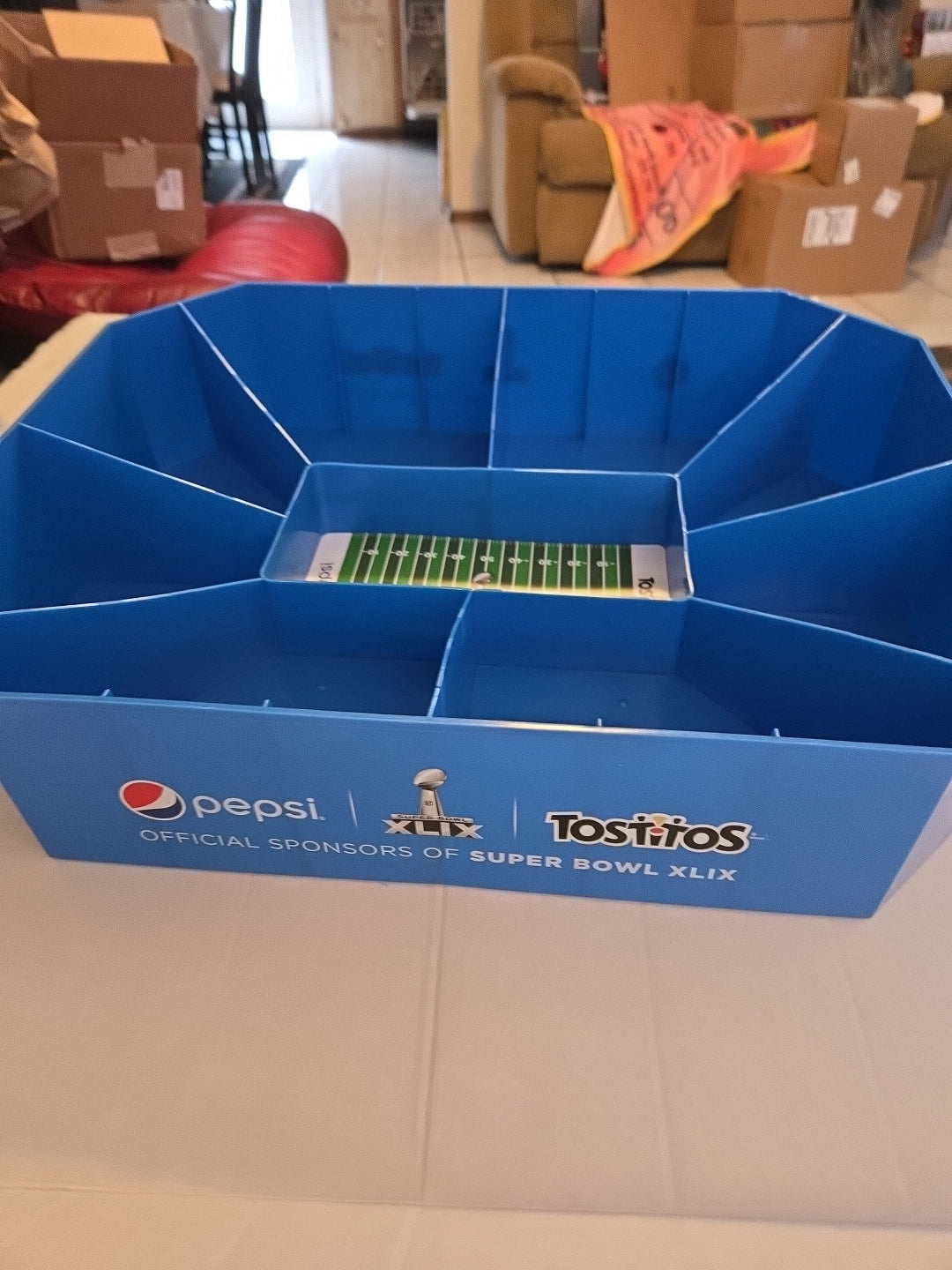 Super Bowl XLIX Pepsi Tostitos Snack Stadium Serving Tray