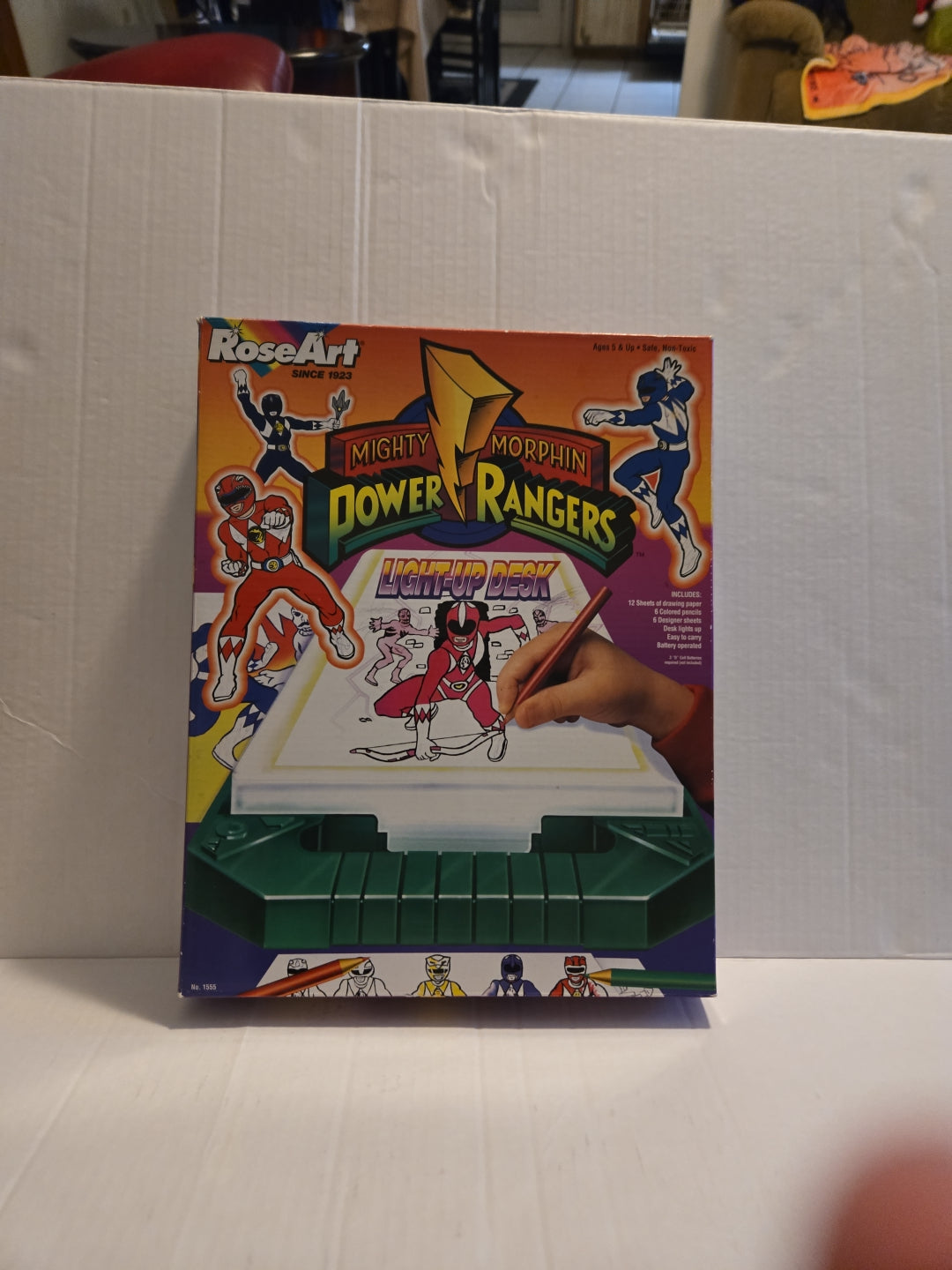 Mighty Morphin Power Rangers 1994 Light-Up Desk