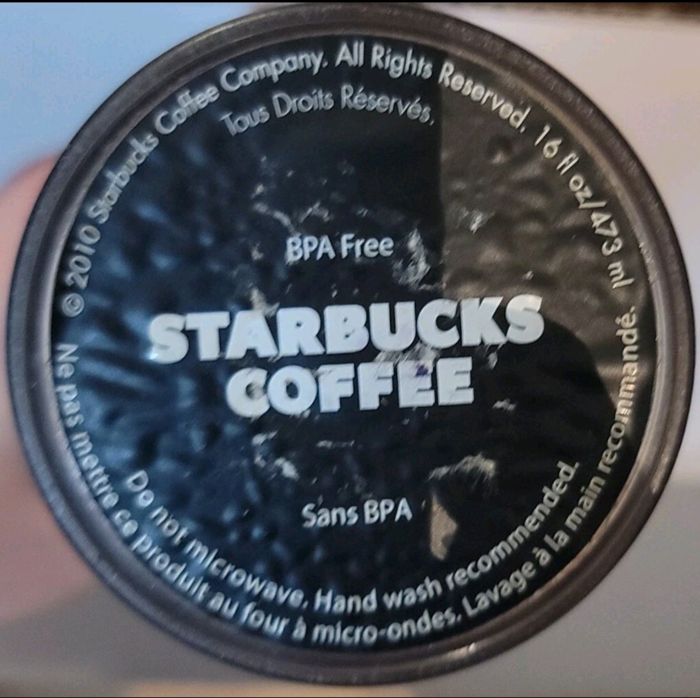 Starbucks Burlap Travel Tumbler