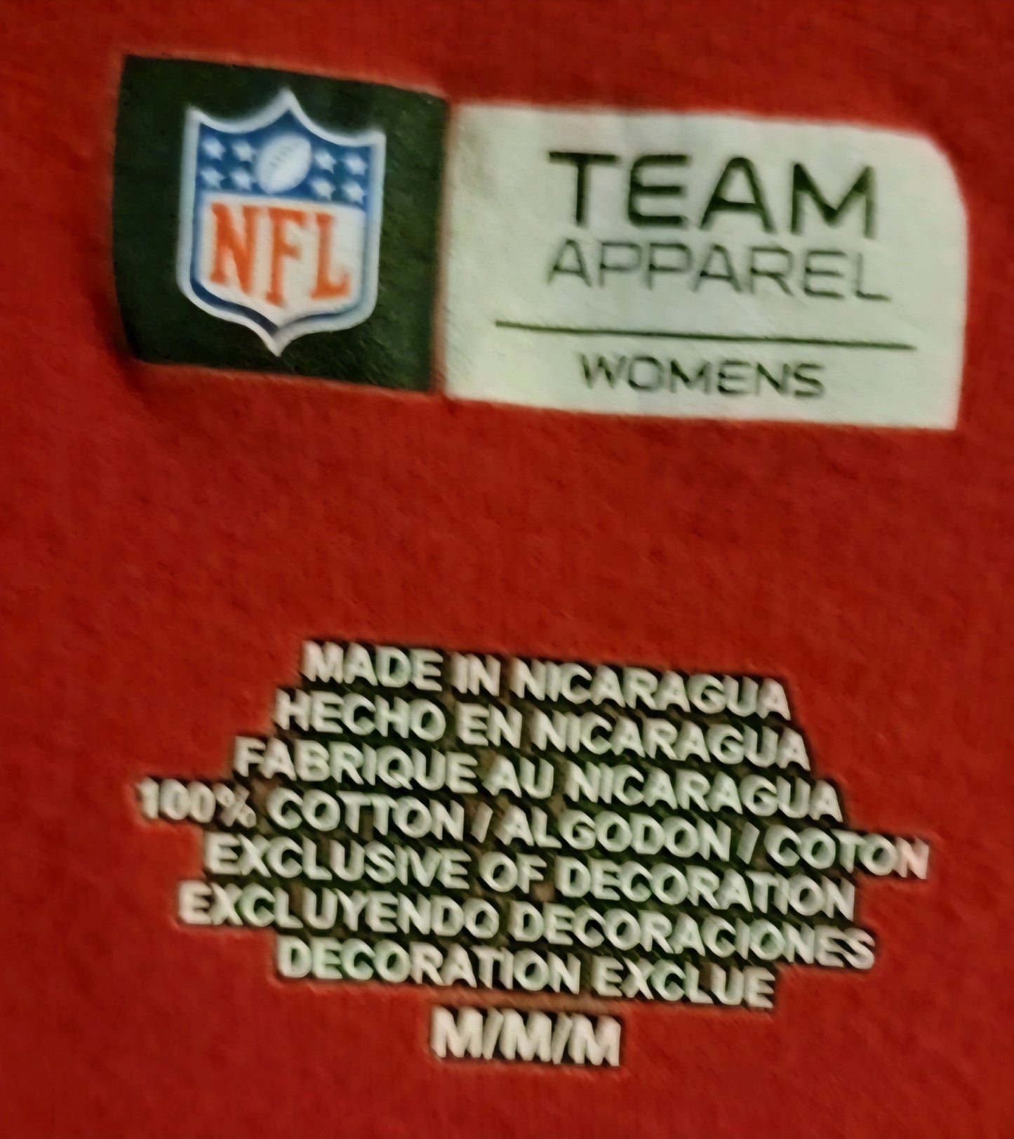 Tampa Bay Buccaneers NFL Team Apparel Women's T-Shirt Size Medium