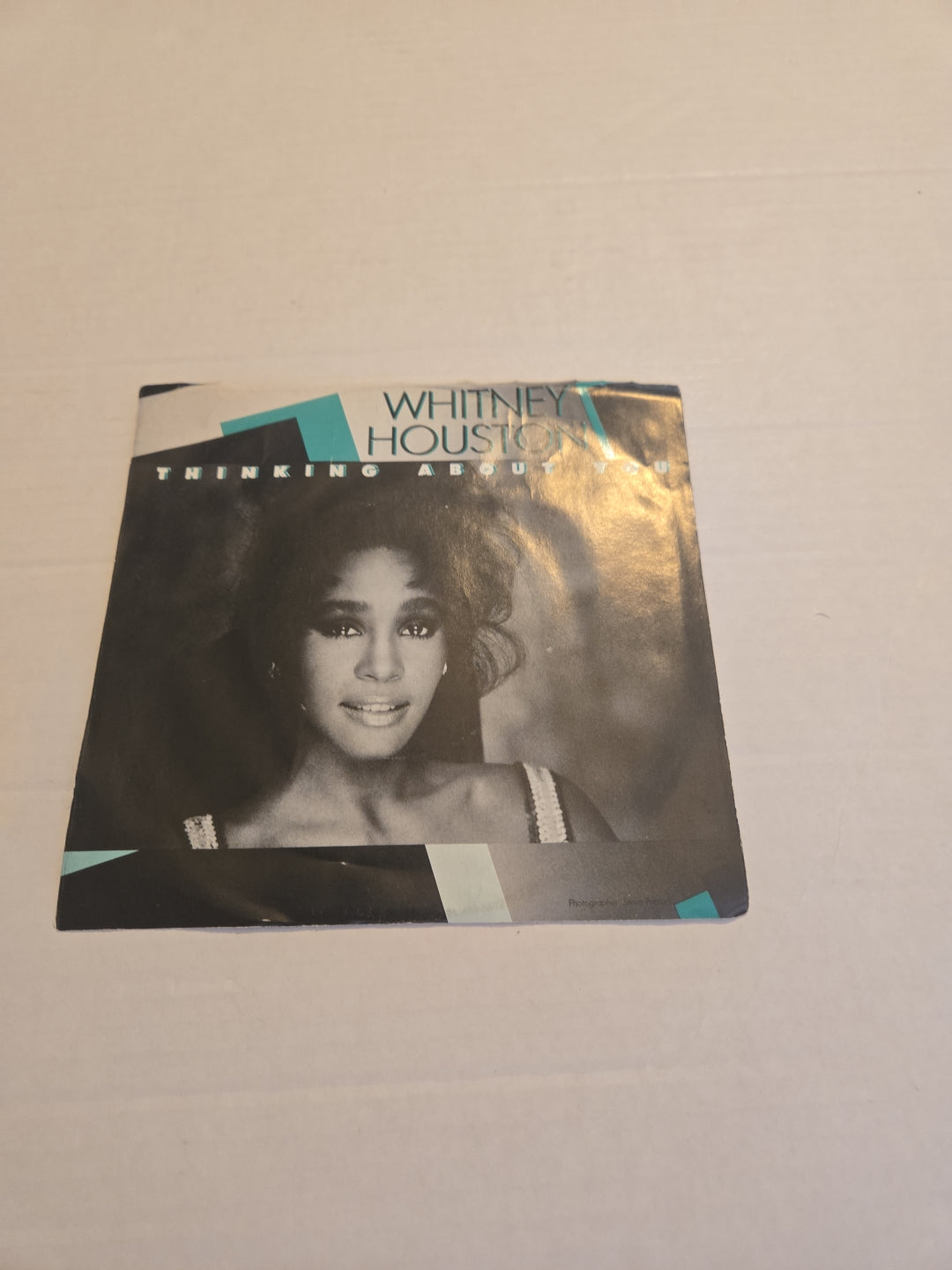 Whitney Houston Thinking About You 45 RPM Vinyl Record
