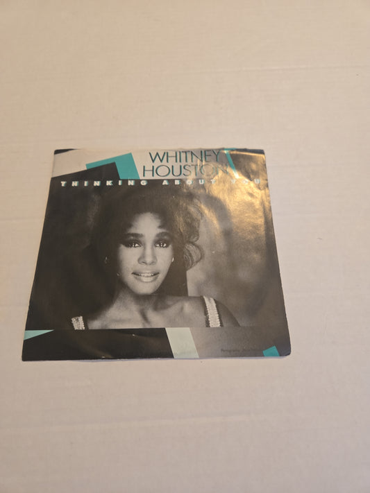 Whitney Houston Thinking About You 45 RPM Vinyl Record