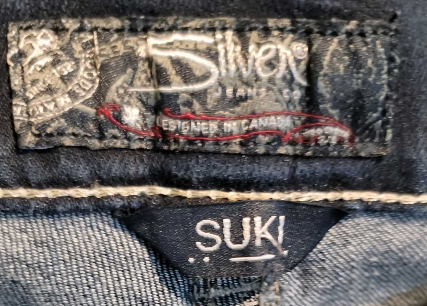 Silver Jeans Co Dark Wash Blue Jeans Suki Capri Size 27x22.5