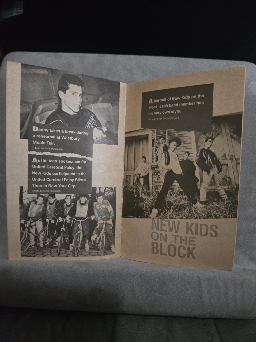 New Kids on the Block NKOTB Paperback Book Vintage 1989
