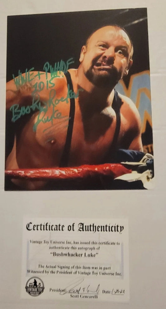 Bushwhacker Luke Autographed Photo with COA