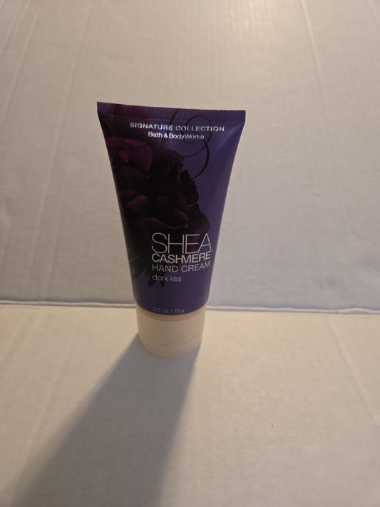 Bath & Body Works Dark Kiss Shea Cashmere Hand Cream 2.5 Oz