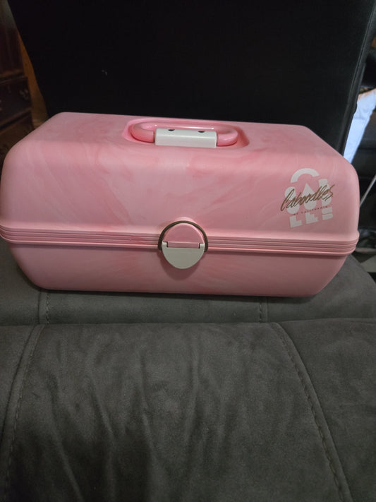 Vintage Caboodles of California Makeup Case 3 Tier w/ Mirror
